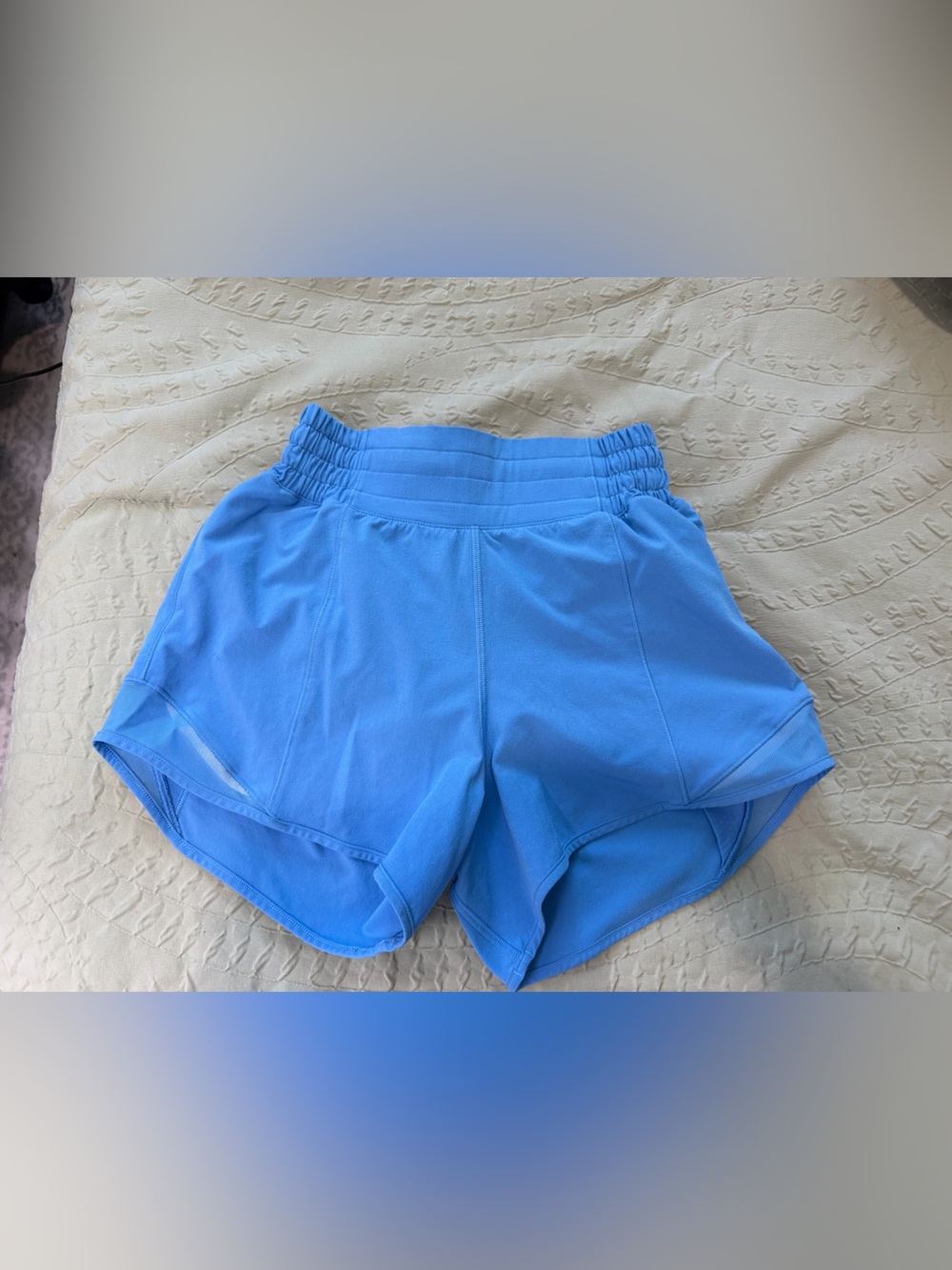 lululemon athletica Women's Light Blue Athletic Shorts Size 0